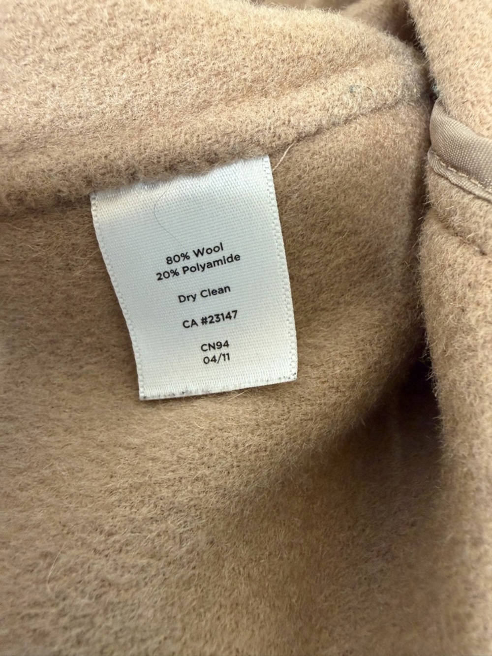 Talbots Double Face Wool Blend Shawl Collar Coat - Picture 7 of 7